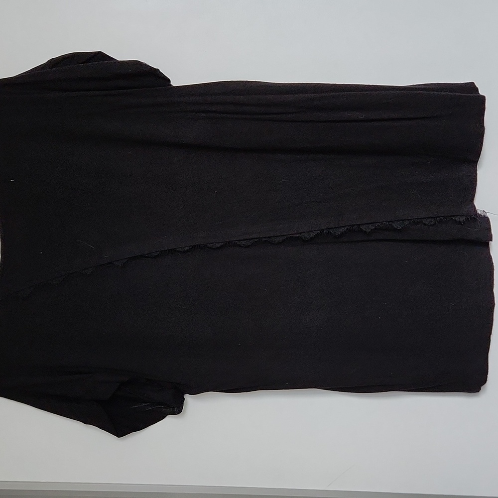 Black with Sheer Back Details - Picture 2 of 4